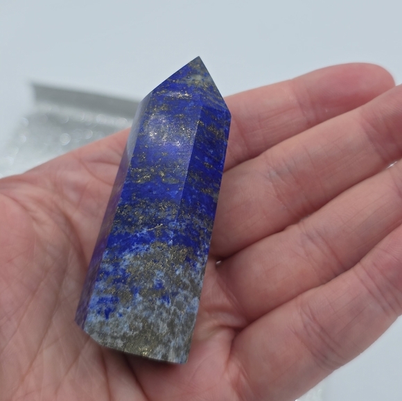 Blue Lapis Lazuli Quartz Crystal Stone Tower - Picture 3 of 7